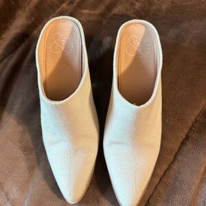 Women's Cream Mules